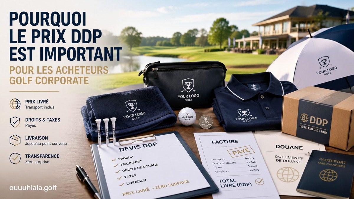 Pourquoi le prix DDP est important pour les acheteurs golf corporate