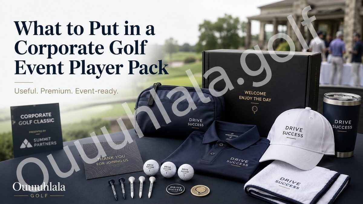What to Put in a Corporate Golf Event Player Pack
