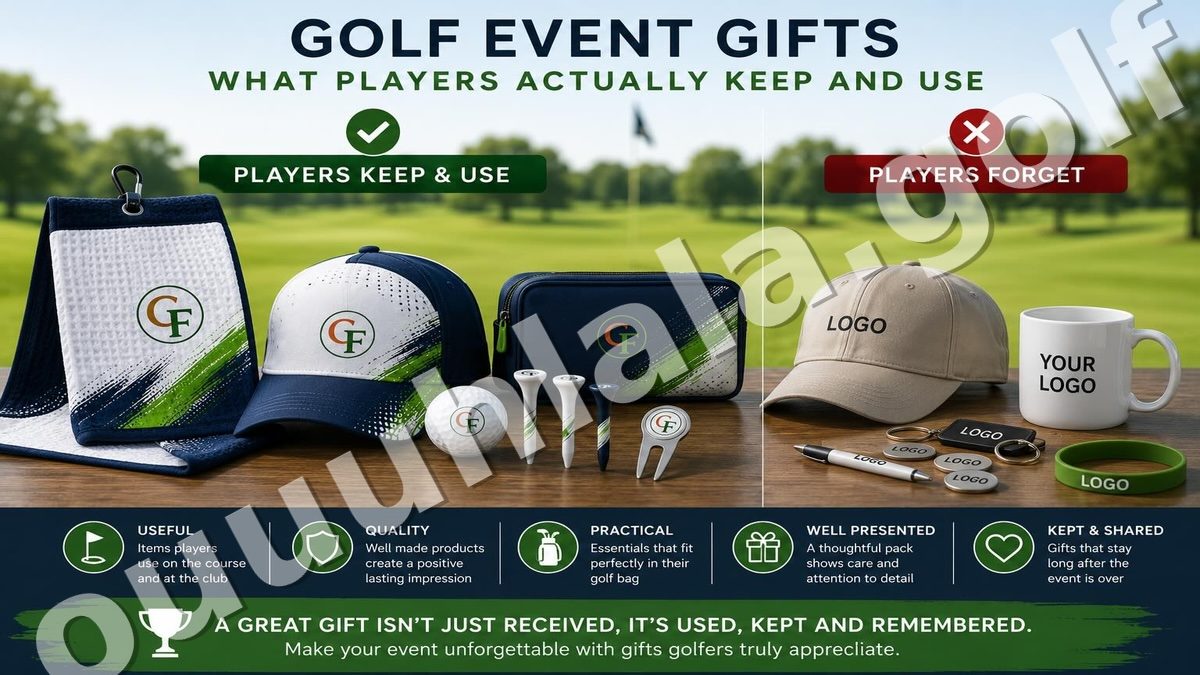 Golf Event Gifts: What Players Actually Keep and Use