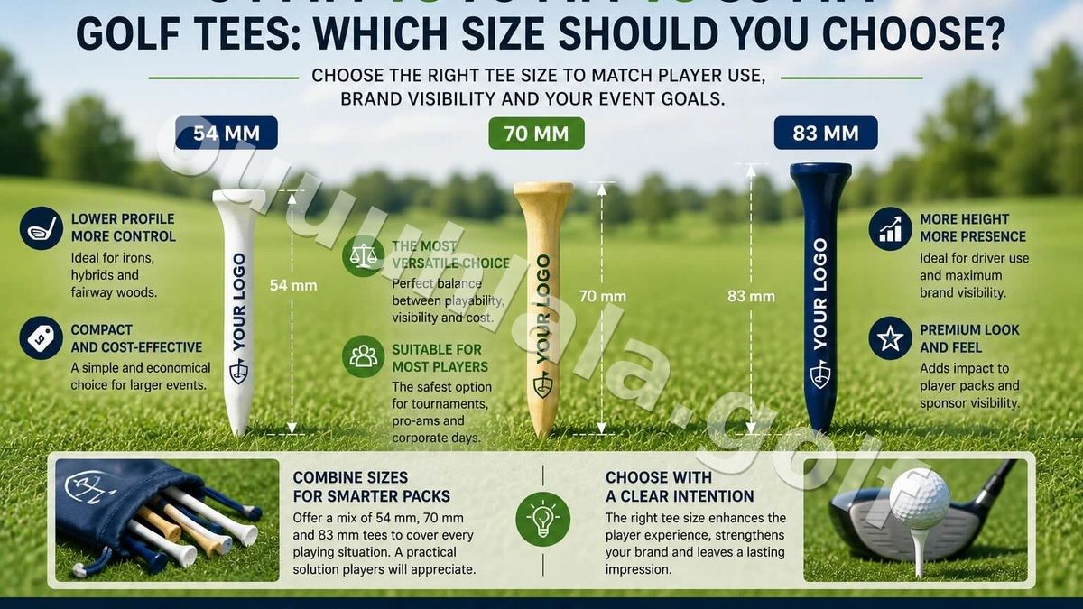 54 mm vs 70 mm vs 83 mm Golf Tees: Which Size Should You Choose?