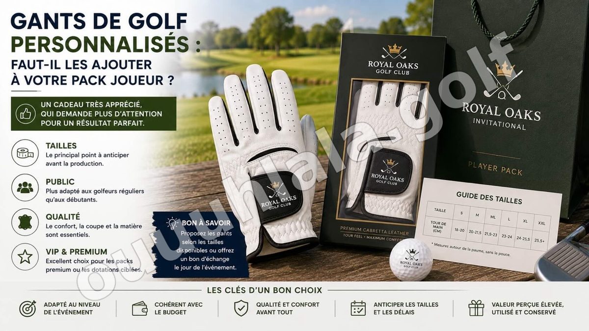 Gants de golf personnalisés : faut-il les ajouter à votre pack joueur ?