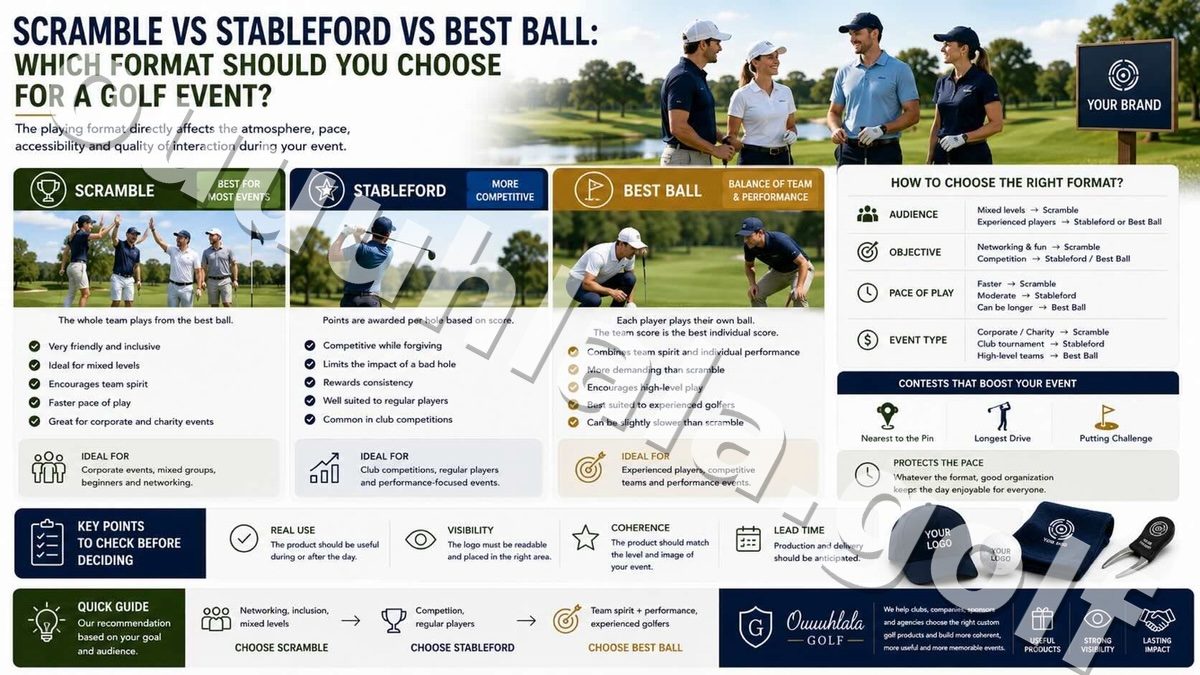 Scramble vs Stableford vs Best Ball: Which Format Should You Choose for a Golf Event?