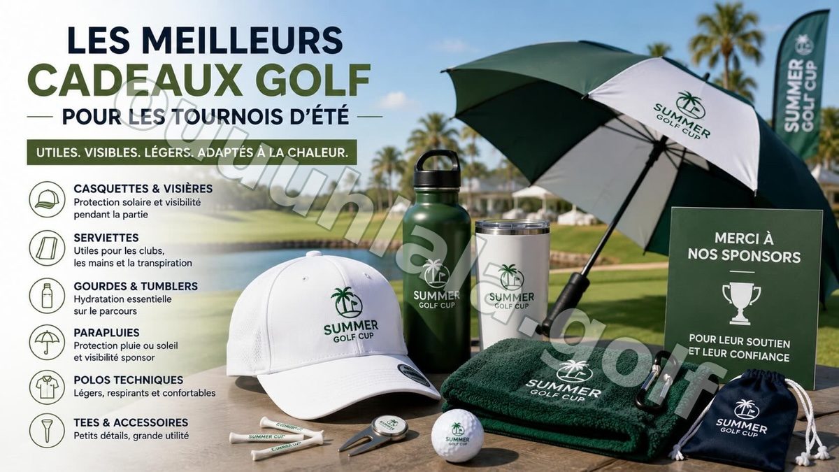 Les meilleurs cadeaux golf pour les tournois d’été