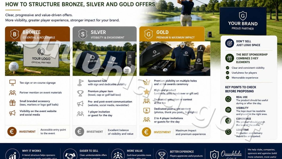 Tiered Golf Sponsorship Packages: How to Structure Bronze, Silver and Gold Offers