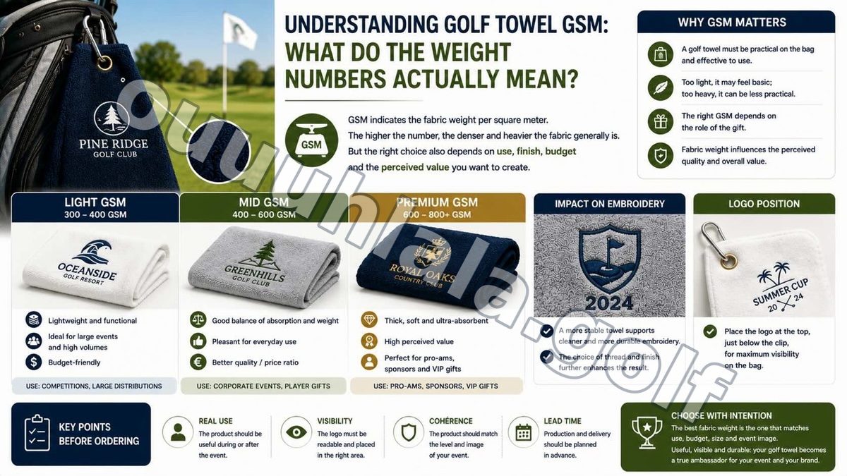 Understanding Golf Towel GSM: What Do the Weight Numbers Actually Mean?