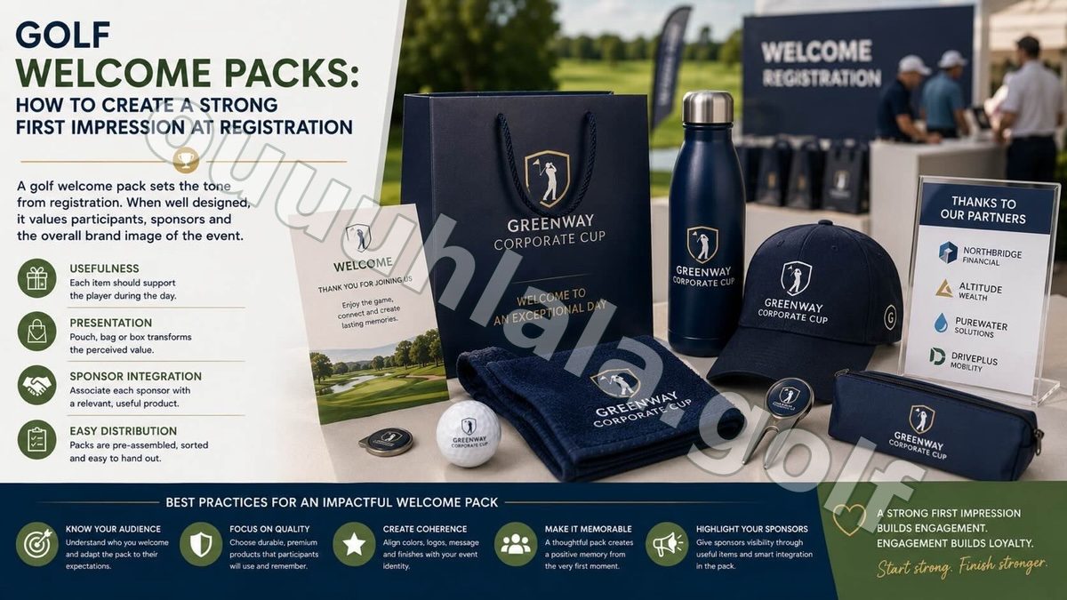 Golf Welcome Packs: How to Create a Strong First Impression at Registration