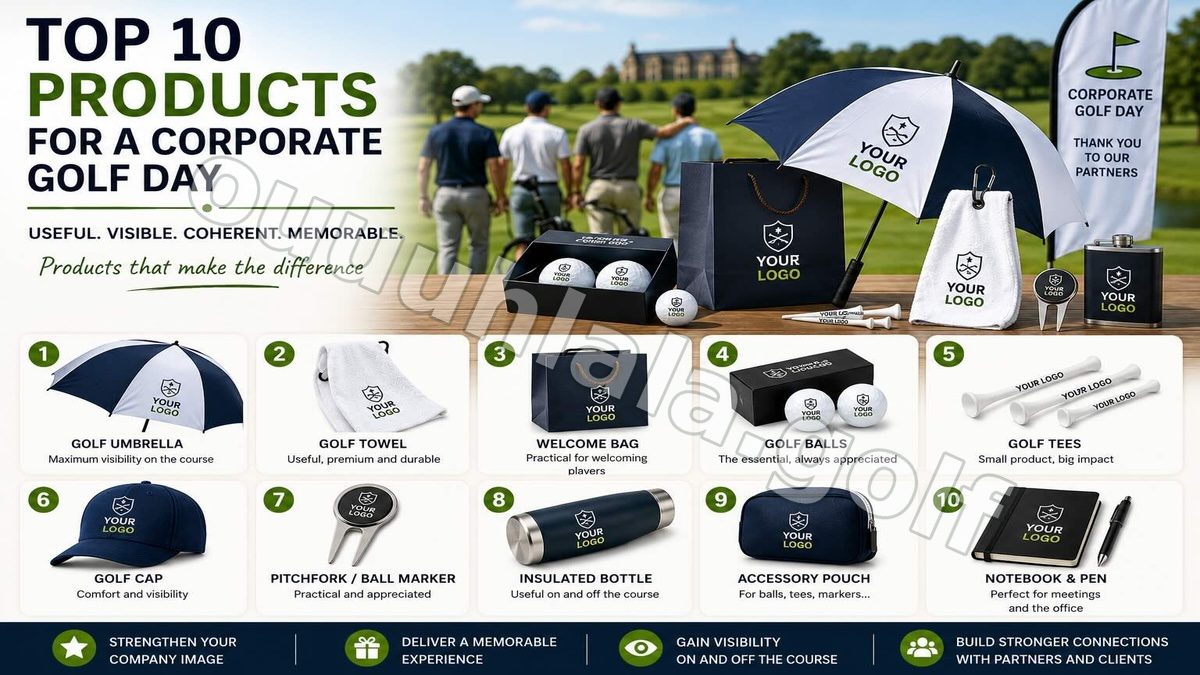 Top 10 Products for a Corporate Golf Day
