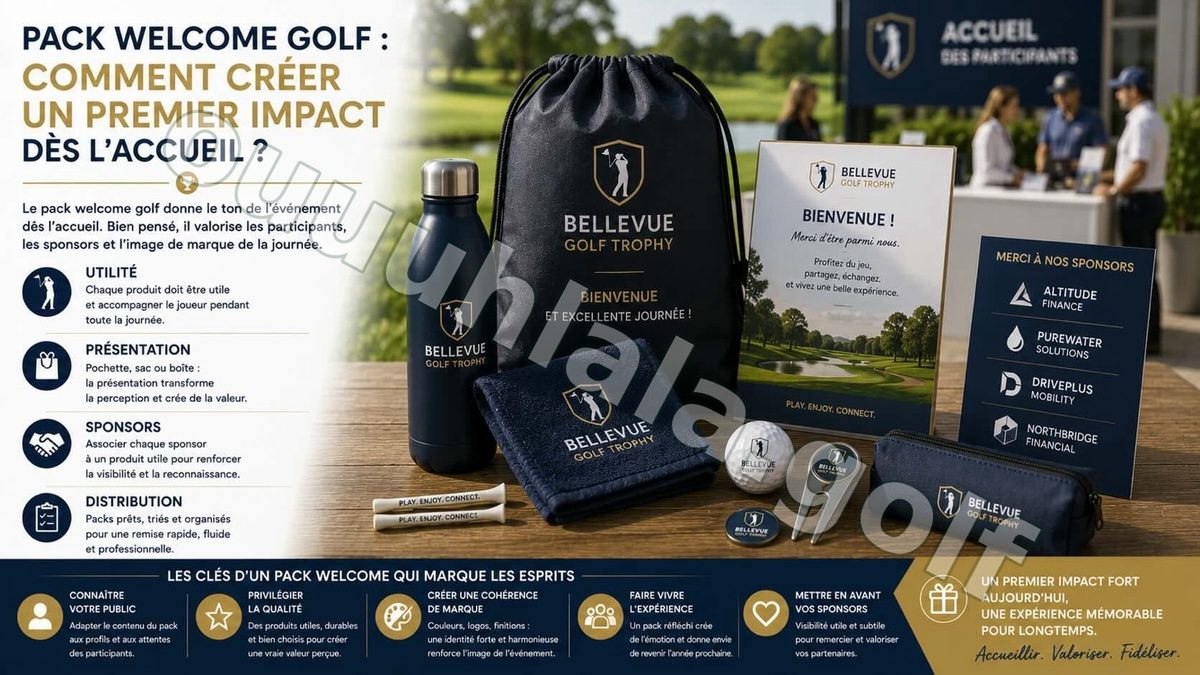 Pack welcome golf : comment créer un premier impact dès l’accueil ?