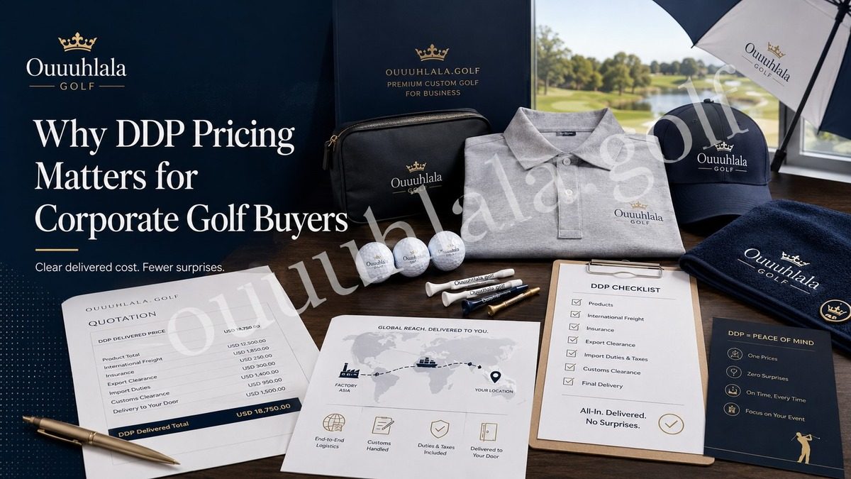 Why DDP Pricing Matters for Corporate Golf Buyers