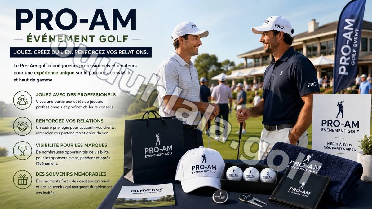 Événement Pro-Am golf : qu’est-ce que c’est et pourquoi les marques les apprécient ?