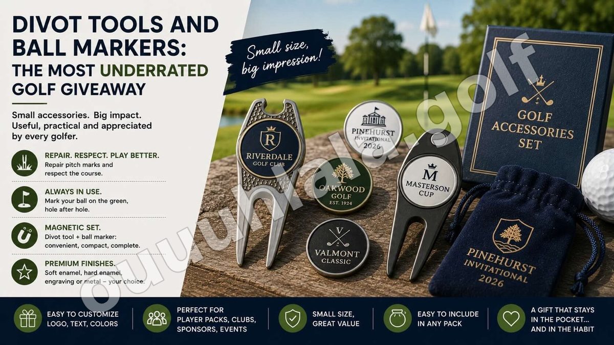 Divot Tools and Ball Markers: The Most Underrated Golf Giveaway