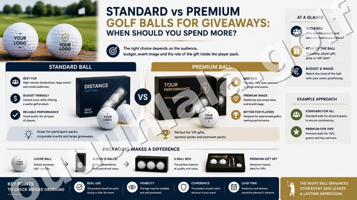 Standard vs Premium Golf Balls for Giveaways: When Should You Spend More?
