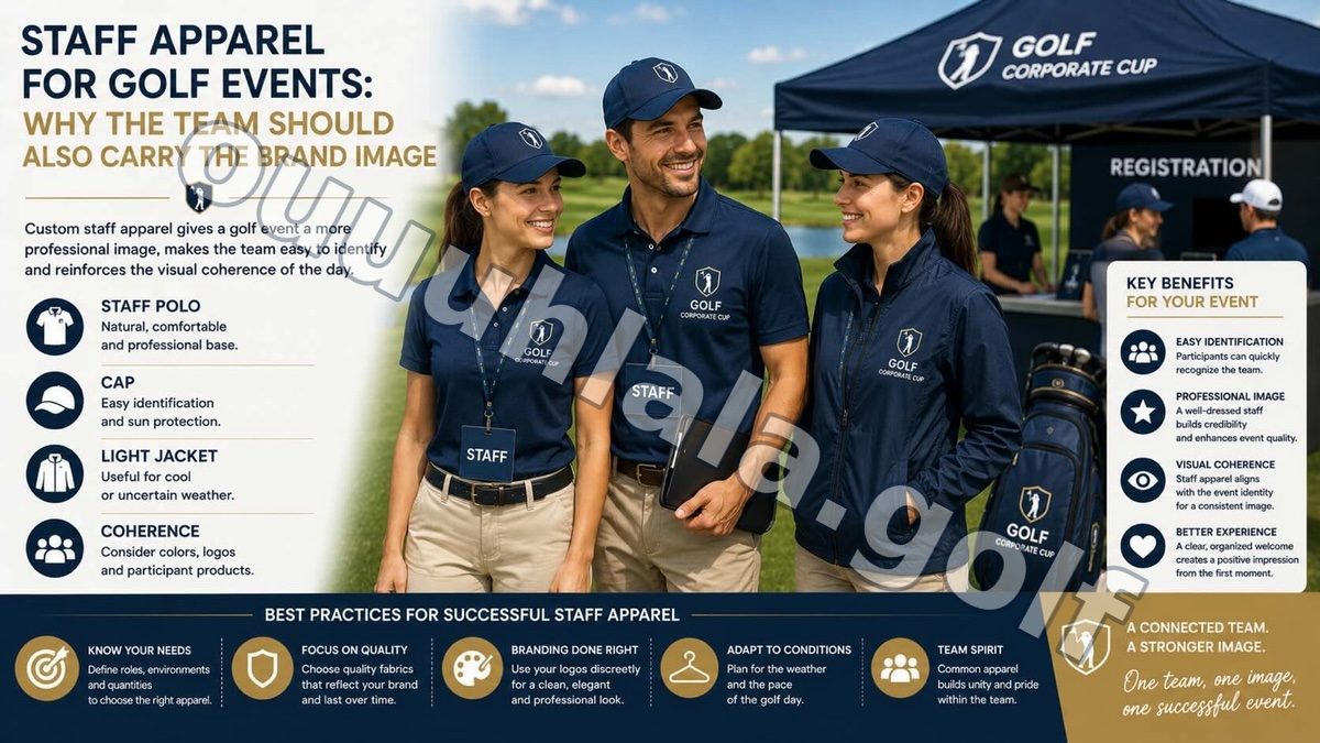 Staff Apparel for Golf Events: Why the Team Should Also Carry the Brand Image