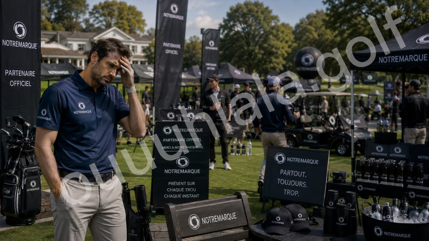 Le coût caché du sur-branding dans les événements golf corporate