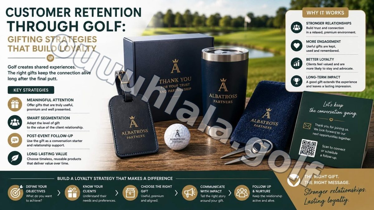 Fidélisation client par le golf : stratégies cadeaux pour renforcer la relation