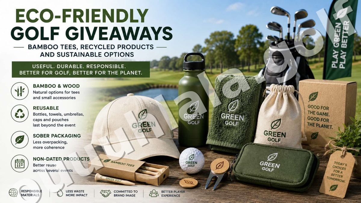 Eco-Friendly Golf Giveaways: Bamboo Tees, Recycled Products and Sustainable Options