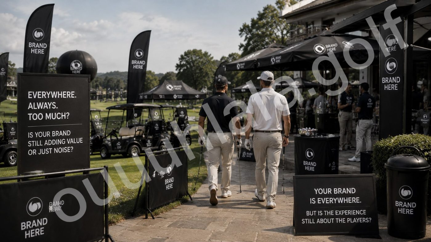 The Hidden Cost of Over-Branding Corporate Golf Events