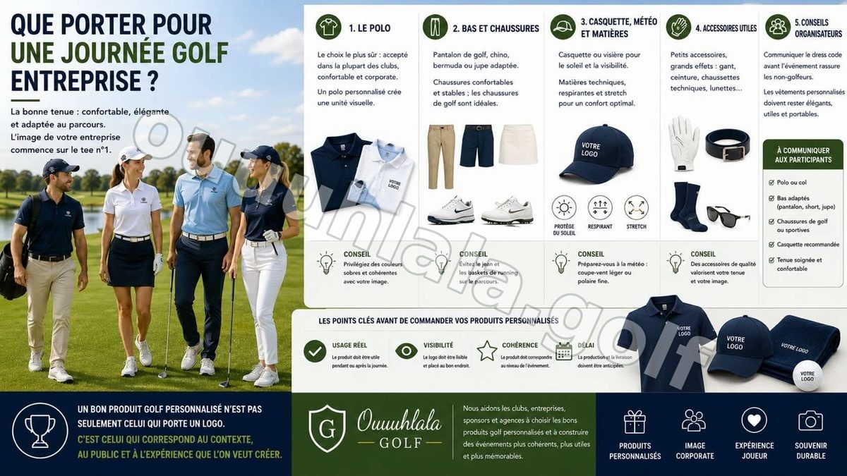 Que porter pour une journée golf entreprise ?
