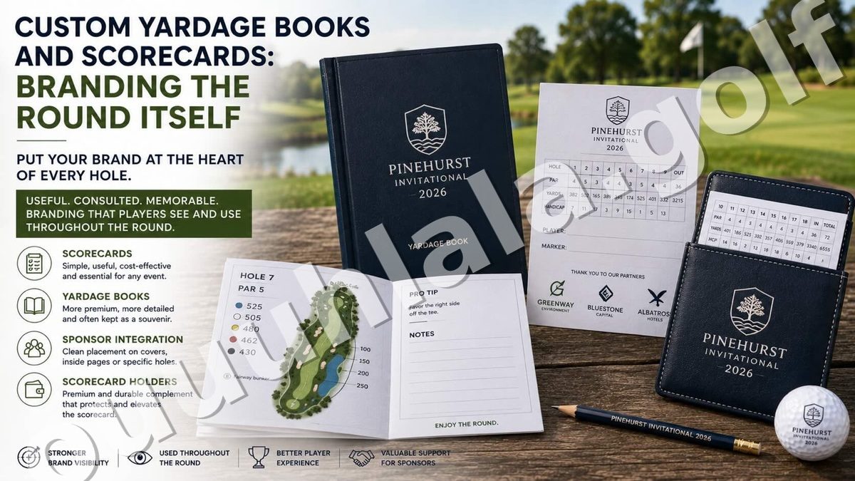 Custom Yardage Books and Scorecards: Branding the Round Itself