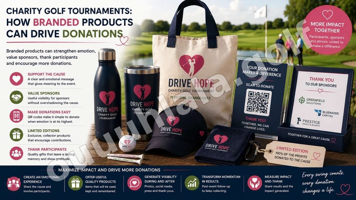 Charity Golf Tournaments: How Branded Products Can Drive Donations