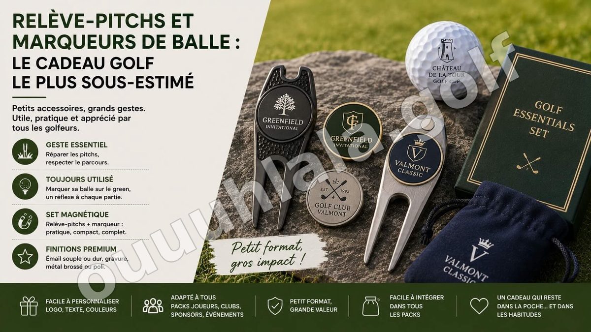Relève-pitchs et marqueurs de balle : le cadeau golf le plus sous-estimé